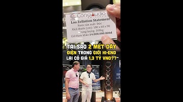 Tại sao dây điện trong giới hi-end lại đắt đỏ đến như vậy? #harrykien #daydien #hiend #audio