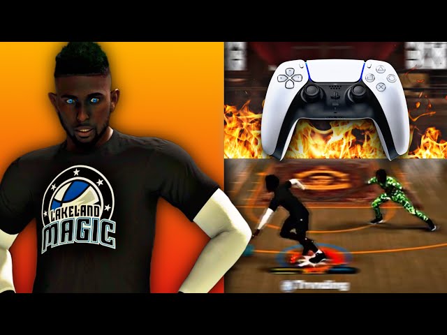 HOW TO CHAIN TOGETHER COMBOS ⚠️ NBA2K23 DRIBBLE ACADEMY 6’9+ DRIBBLE TUTORIAL W/HANDCAM class=