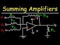 Summing Amplifiers - Op Amp Circuits