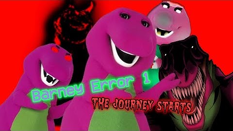 Barney Error 1 (The Journey Starts Again) (Series 1)