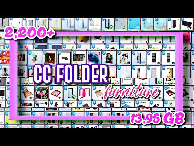 SIMS 4 BERGDORF & DORIFIC COLLECTION CC FOLDER (120+ ITEMS)