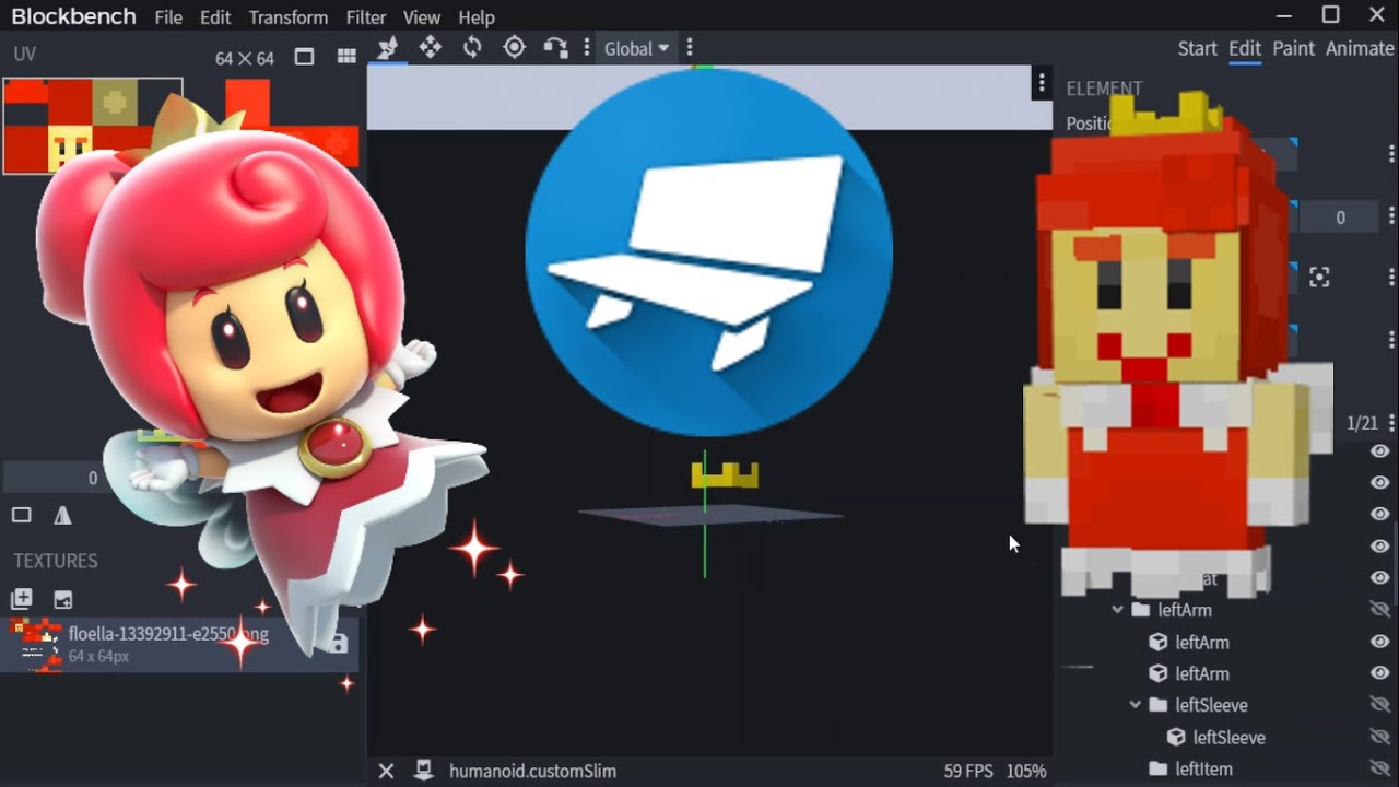 Minecraft Wii u Blockbench Tutorial - YouTube