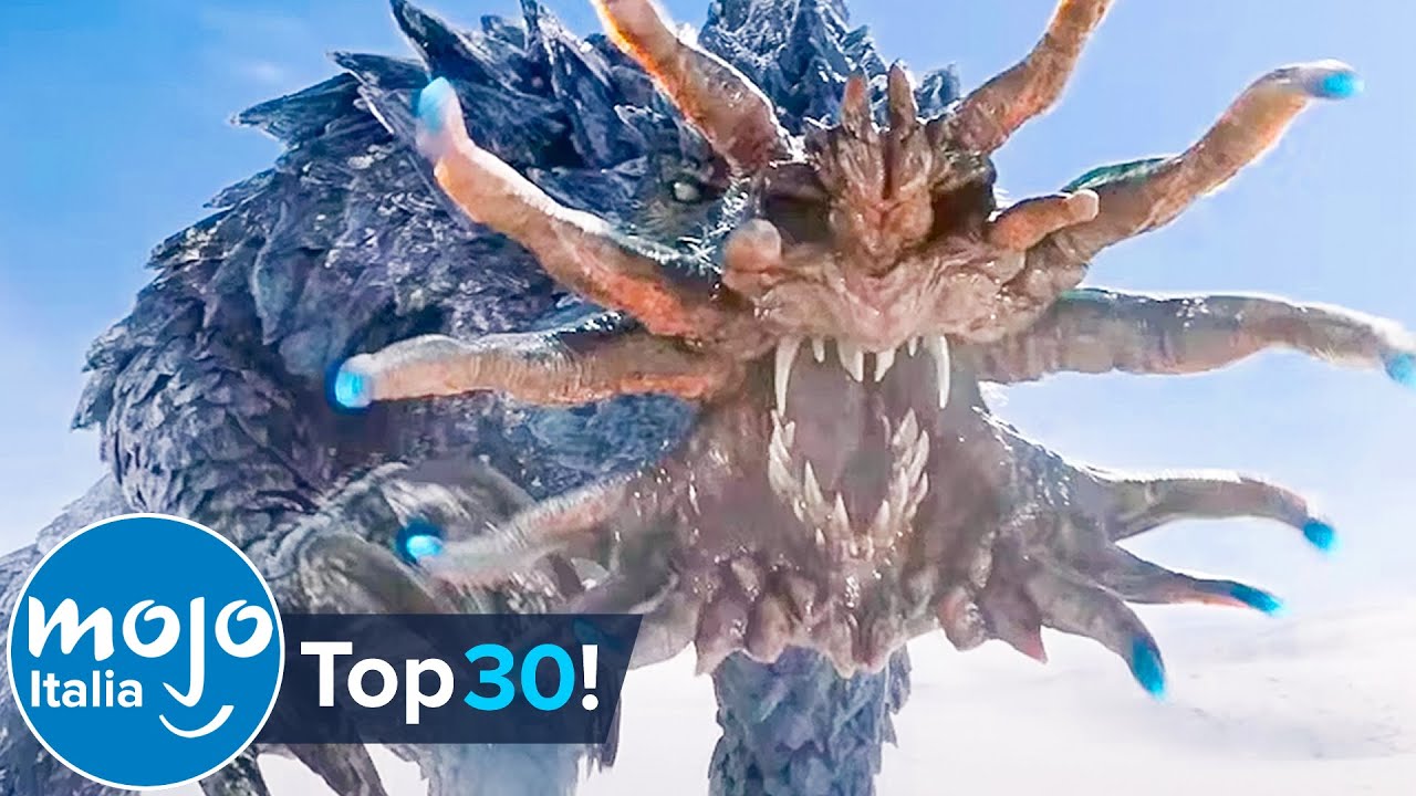 Top 30 MOSTRI GIGANTI più FORTI E ENORMI nei FILM!