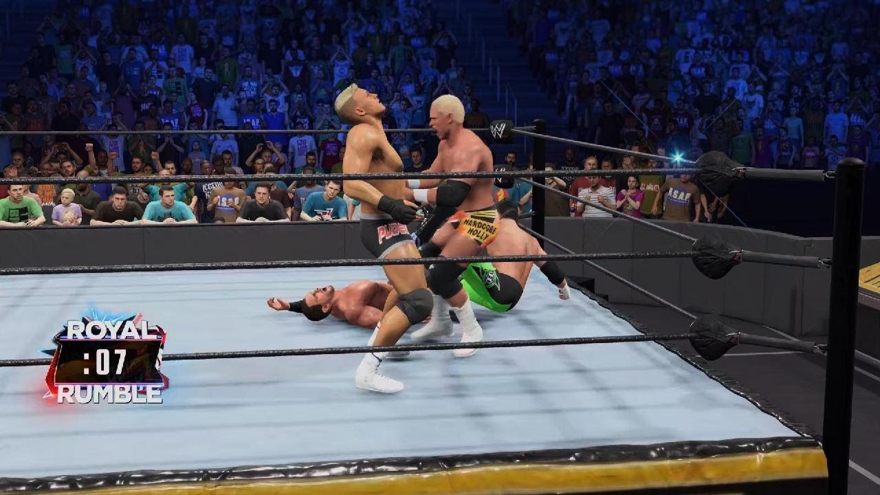 2005 Royal Rumble simulated in WWE2K22