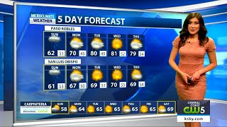 Rain potential Sunday, Memorial Day looks to be cloudy, cool