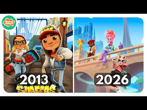 Evolution of PARIS Map in Subway Surfers | 2013 - 2026