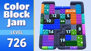 Color Block Jam Level 726 | Every Puzzle Solved! 🎯