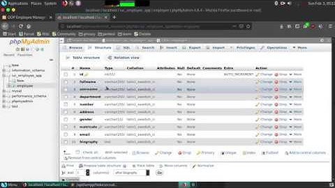 PHP OOp Concept   Building an Employee Management System Part 6 Viewing an emloyee personal detailed