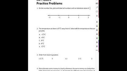 Unit 7 Lesson 6 answers