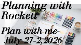 Plan with me: July 27-2, 2026