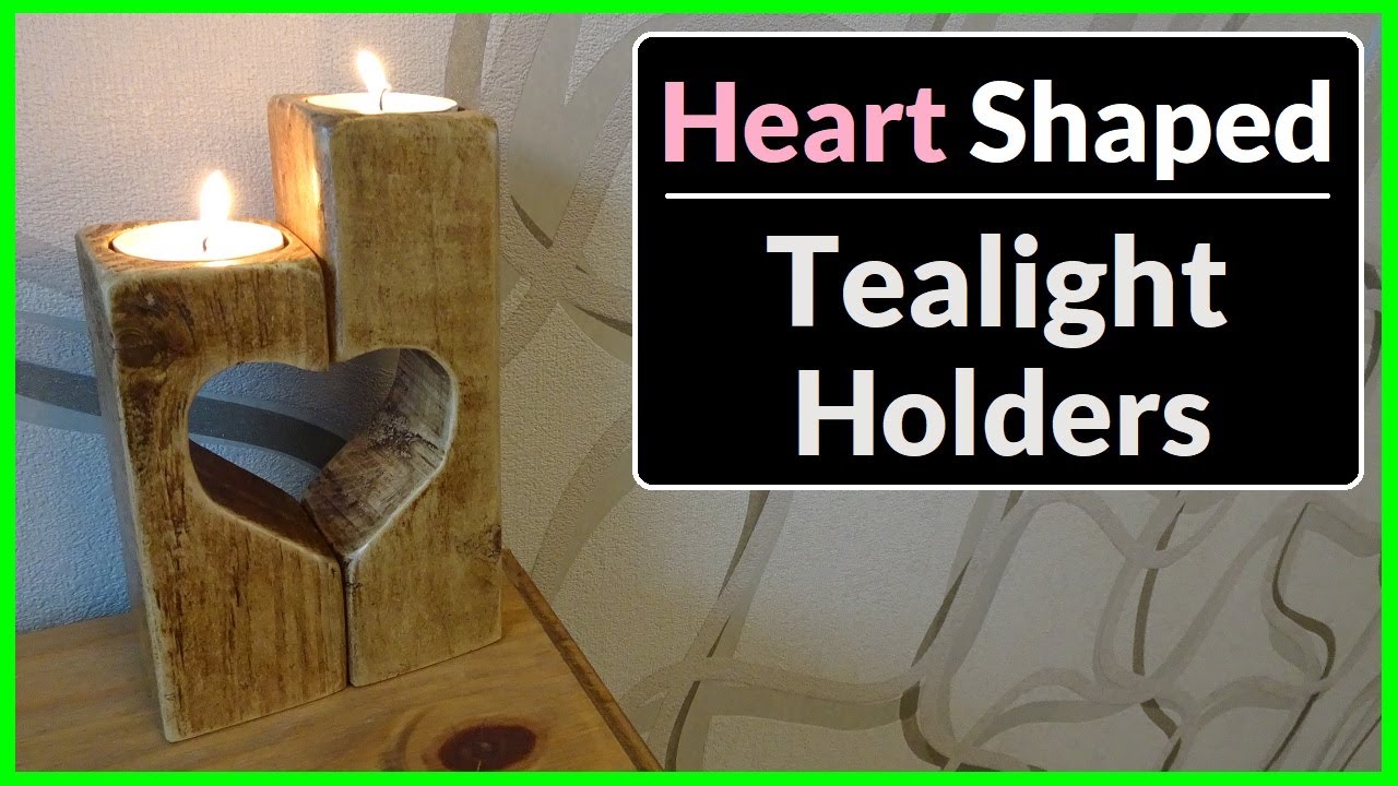 DIY Heart-Shaped Beeswax Tea Light Candles - Woodlark Blog