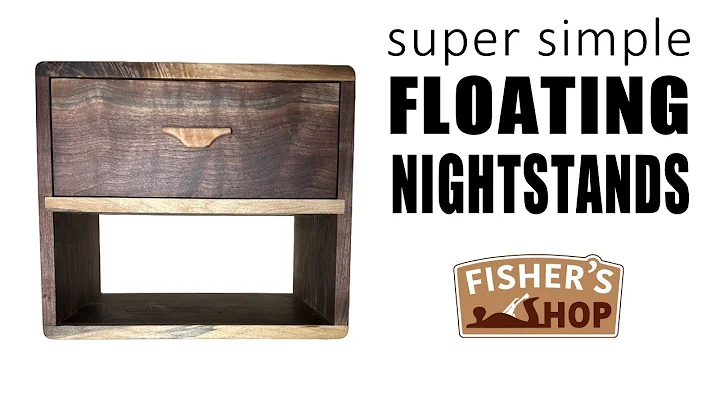 Woodworking: Super Simple Floating Nightstands