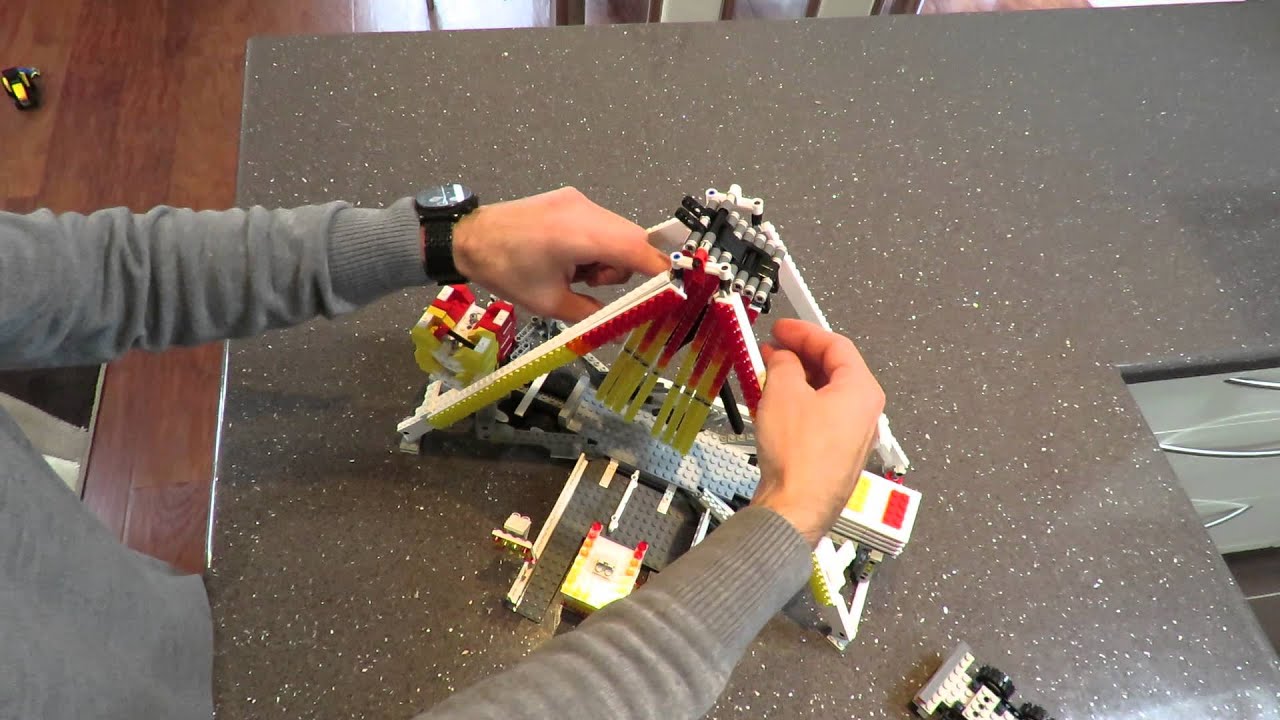 lego ferris wheel build up
