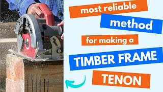 The most reliable way to make a timber frame tenon by Appalachian Wood 3,198 views 5 months ago 3 minutes, 2 seconds