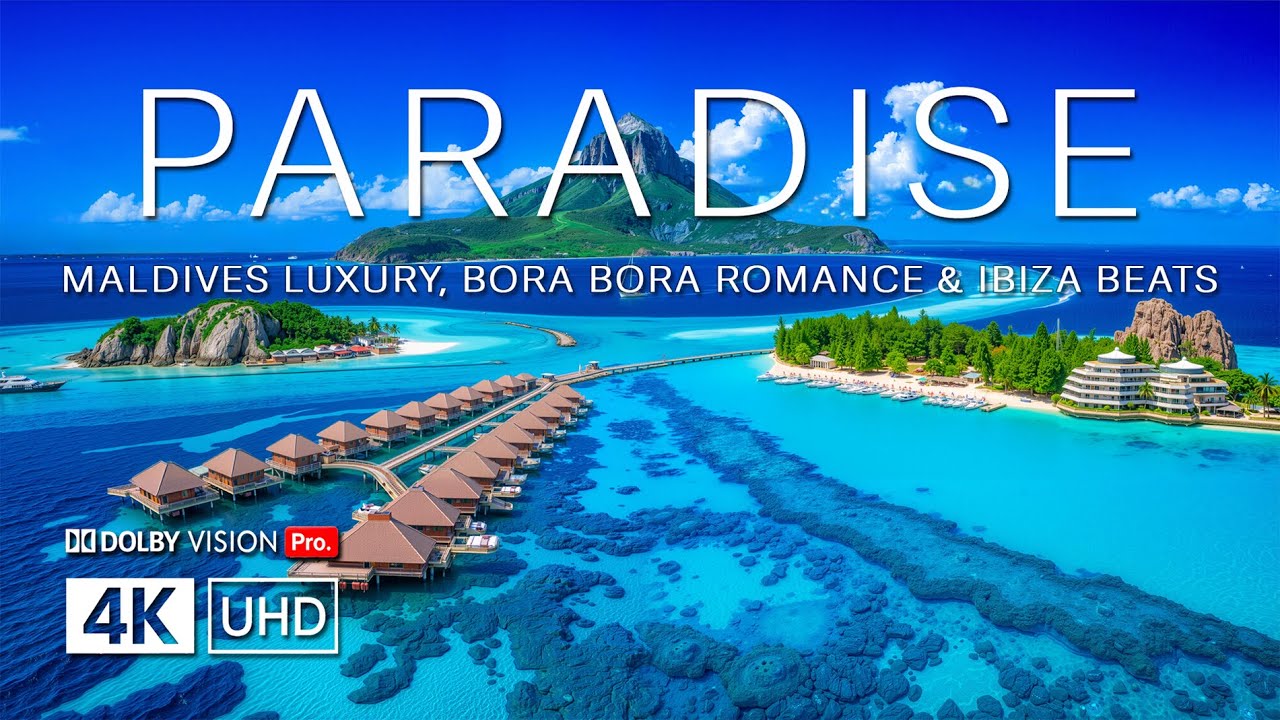 PARADISE REVEALED IN STUNNING 4K DRONE FOOTAGE (ULTRA HD) | World’s Most Beautiful Islands & Beaches