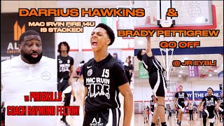 Mac Irvin Fire 14u SHOWS OUT @ Jr. EYBL - Darrius Hawkins & Brady Pettigrew Make a DYNAMIC DUO! 🔥