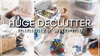 MASSIVE DECLUTTER & ORGANIZE WITH ME 2023 / SMALL HOME ORGANIZATION IDEAS & MOTIVATION / TOY STORAGE