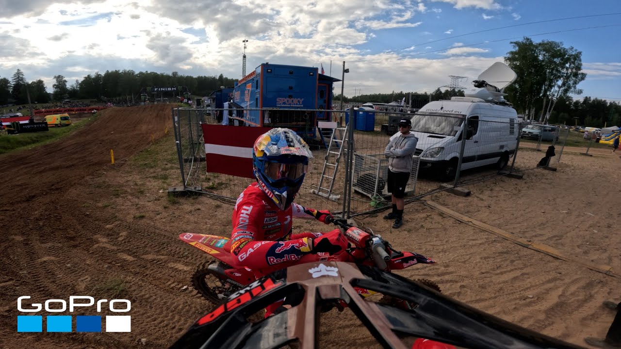 GoPro: Tim Gajser 2024 FIM MXGP Qualifying Moto from Round 9 Latvia