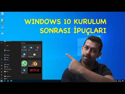 WİNDOWS KULLANIM İPUÇLARI 01: KURULUM SONRASI hqdefault
