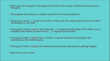 CS50 PYTHON FINAL PROJECT: PYTHON VERSION OF HANGMAN GAME