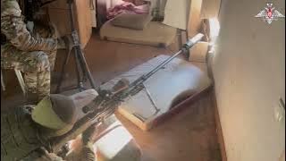 Russian Sniper Takes Out Ukrainian Soldiers Near Bakhmut