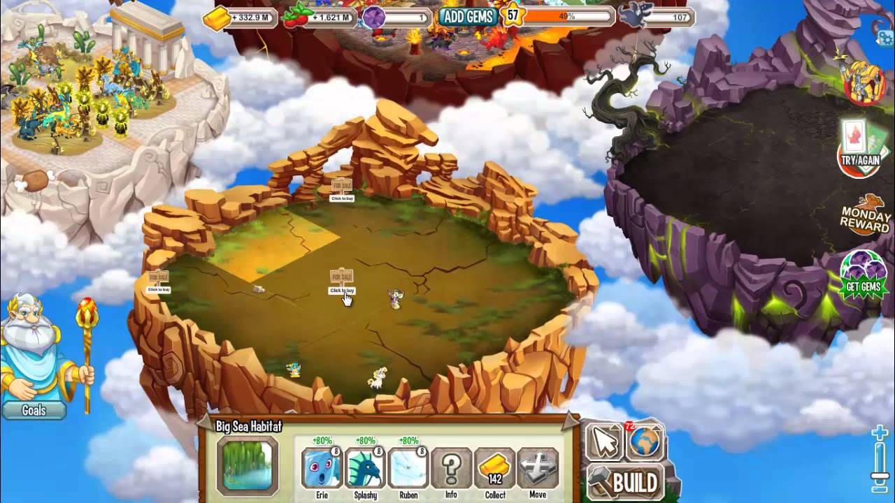 Dragon city : DESERT ISLAND