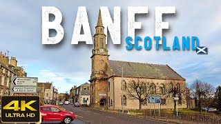 Banff Scotland Walking Tour 4K 60fps, Jan 2023