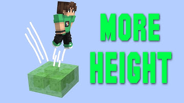 how to bounce HIGHER on SLIME BLOCKS! (slime glitch tutorial)