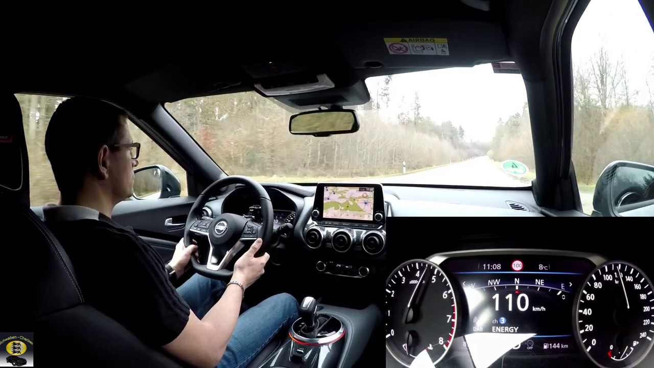 Nissan Juke 1 0l 117ps Dct 7 Automatik Beschleunigung 0 Bis 125 Km H Non Stop Acceleration Youtube