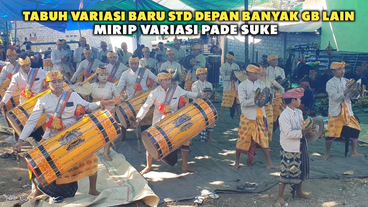 TABUH VARIASI BARU DEPAN BANYAK GB LAIN GENDANG BELEQ SARI TEMU DONANG ...
