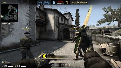 CSGO - 1v5 AWP/AK Ace on Inferno (feat. a collat)