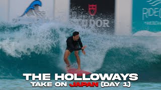 Max Holloway goes SURFING in JAPAN | The Holloways