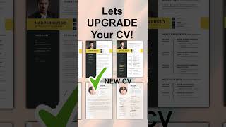 Lets create your Professional CV. Lets Upgrade You