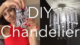 DIY Chandelier Like Pendant Light on a budget | Nayda De Jesus