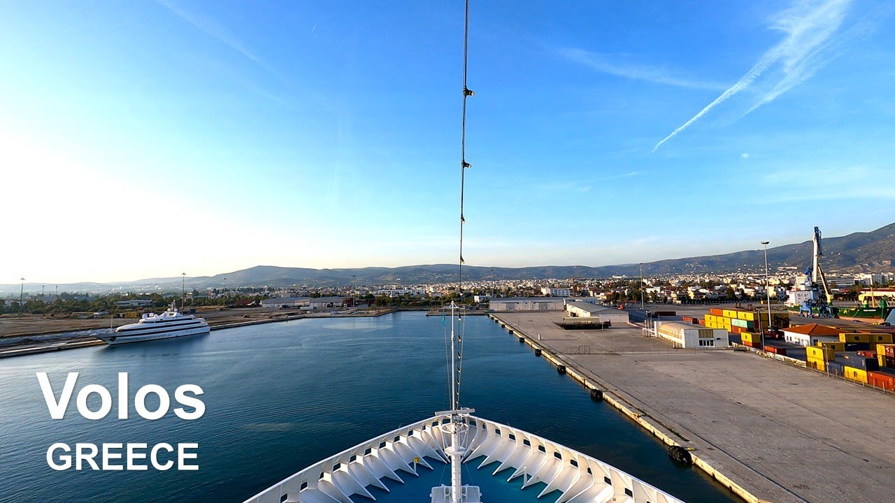 Volos Greece | departure from port | Greek ports | maritime transport | seafarers