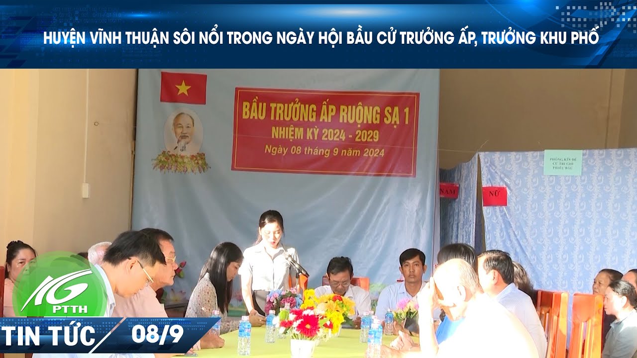 HUYỆN VĨNH THUẬN SÔI NỔI TRONG NGÀY HỘI BẦU CỬ TRƯỞNG ẤP, TRƯỞNG KHU PHỐ | THKG