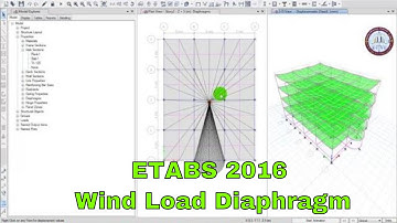 ETABS 2016 - Wind Load Diaphragm