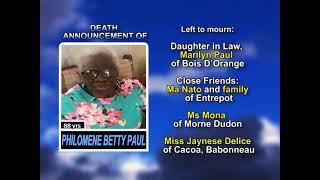 Philomene Betty Paul long