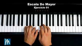Teoría Escalas Mayores - Escala de Do Mayor - -Curso de piano Online -  Aprende piano - YouTube