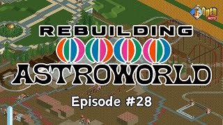 Rebuilding Astroworld - Episode 28: We Rebuild Excalibur Coaster and Medieval Area!