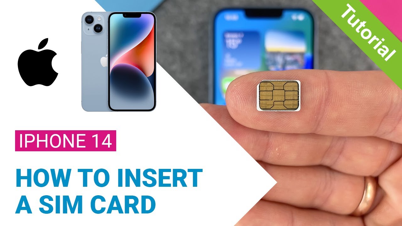 Iphone 14 How To Insert A Sim Card • • 📲1️⃣4️⃣• 📶 • • Tutorial Youtube