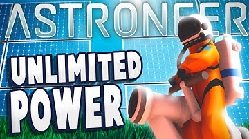 Astroneer - UNLIMITED POWER! Base Expanded! Solar & Wind Power - Astroneer Pre-Alpha Gameplay