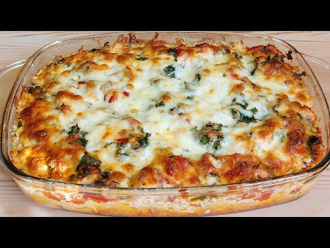 Вкуснейшая Запеканка из Цветной капусты, Брокколи и курицы,  под вкусным соусом! Супер рецепт!