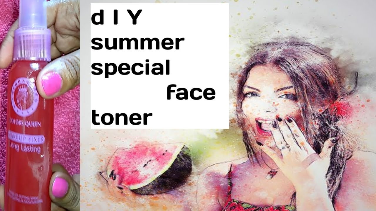 DIY homemade facial toner/ watermelon diy toner kaise banaye. YouTube