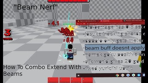 YOU CAN STILL COMBO EXTEND WITH THE "BEAM NERF" IN ABA, HOW TO COMBO EXTEND WITH THE "BEAM NERF"
