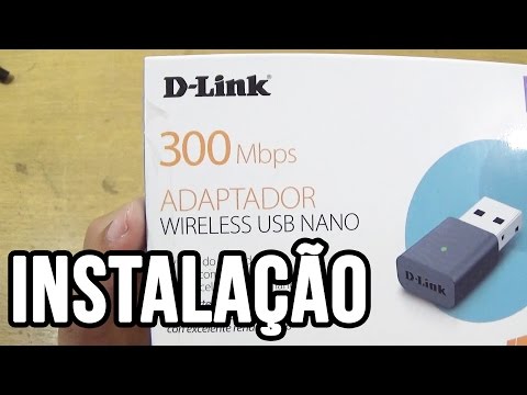 Unboxing e instalação adaptador D-Link DWA-131 Wireless USB (Rede sem fios)