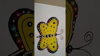 A preety butterfly made by me🦋🦋 school project work experience #younglearners