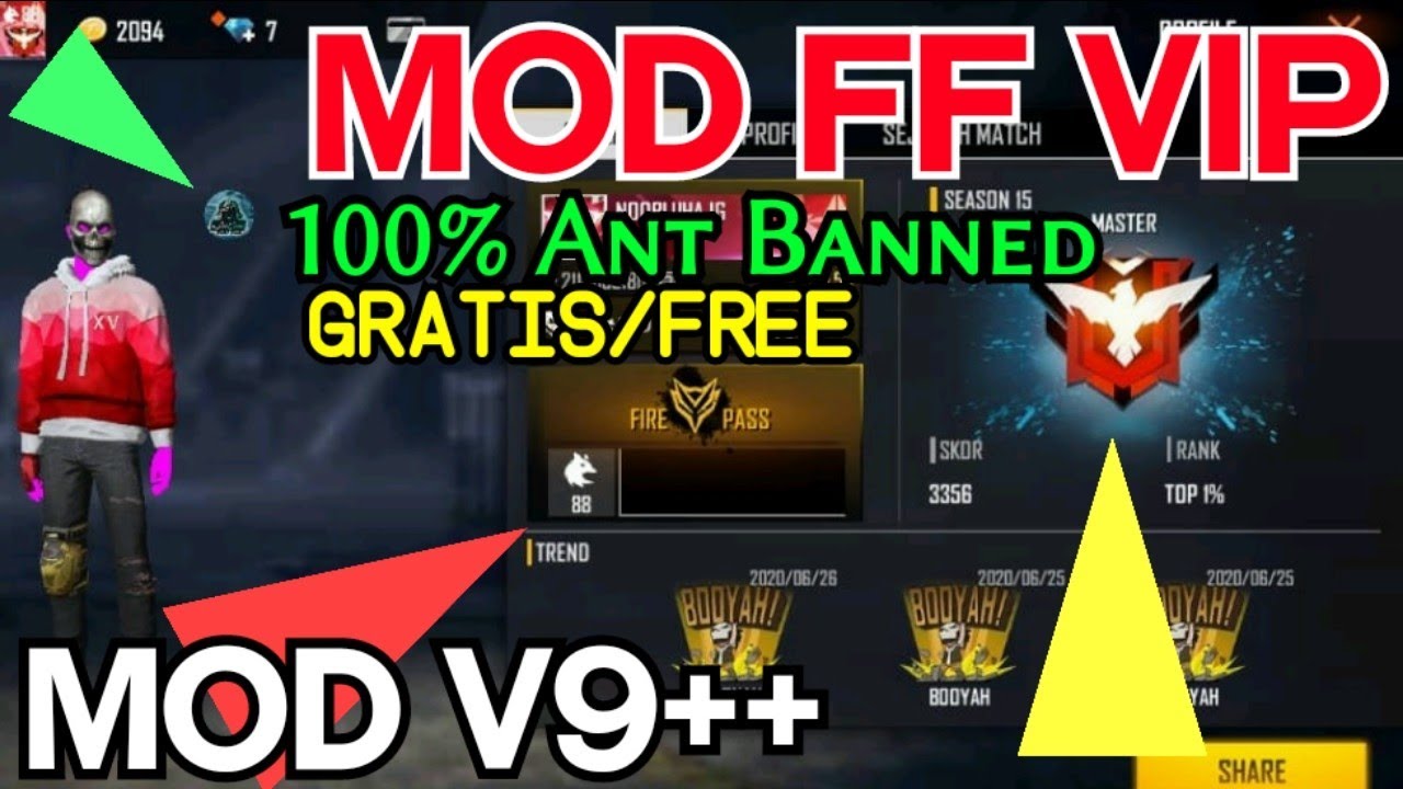 Cheat Ff Terbaru 2020 Mod Menu | Mod VIP Gratis 100% Ant