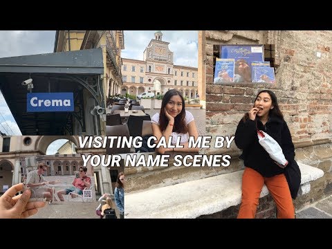 visiting where call me by your name was filmed: Crema, Italy