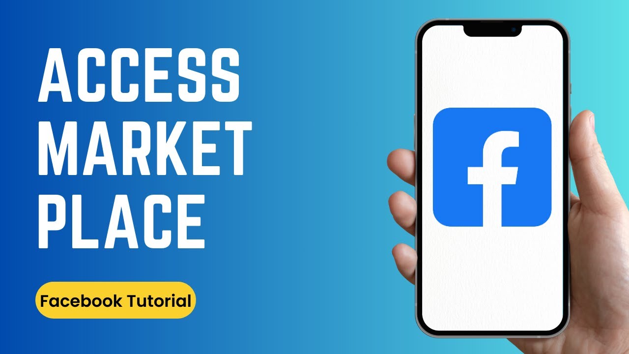 How to Access Market Place on Facebook - YouTube